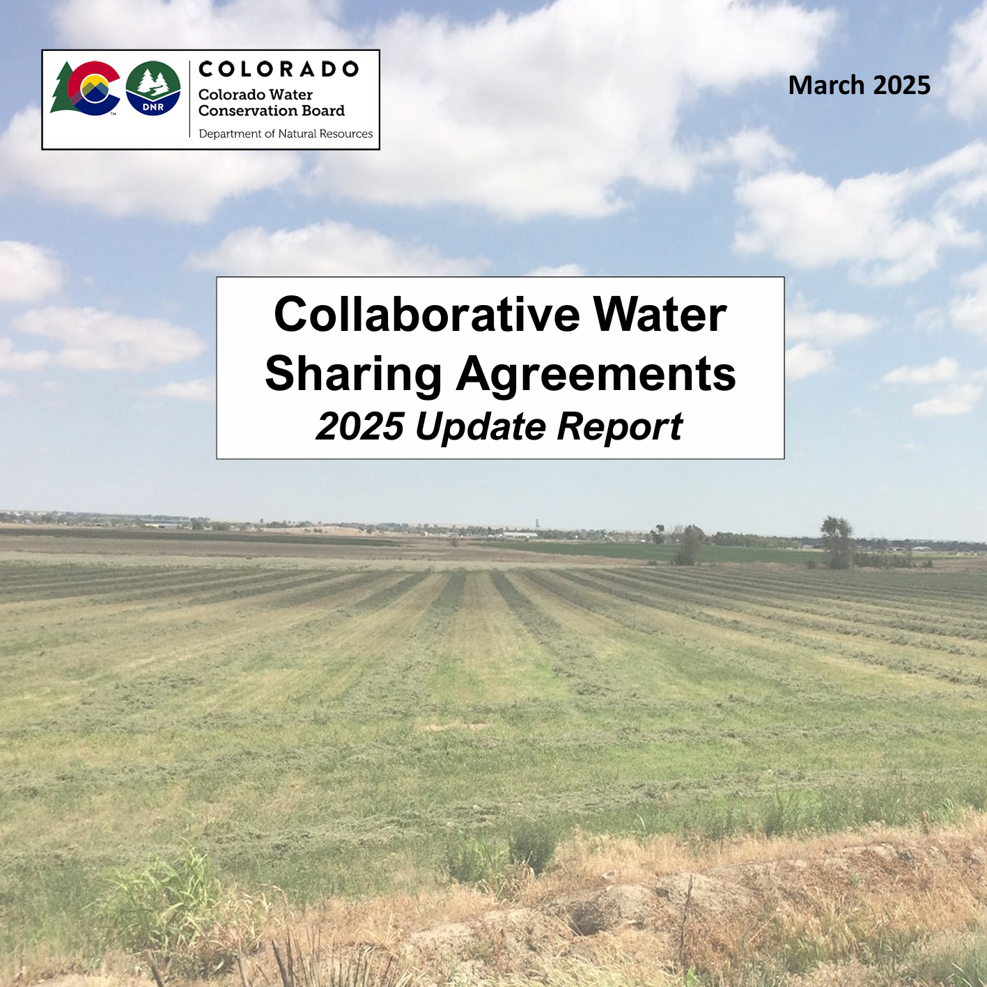 Collaborative Water  Sharing Agreements  2025 Update Report 