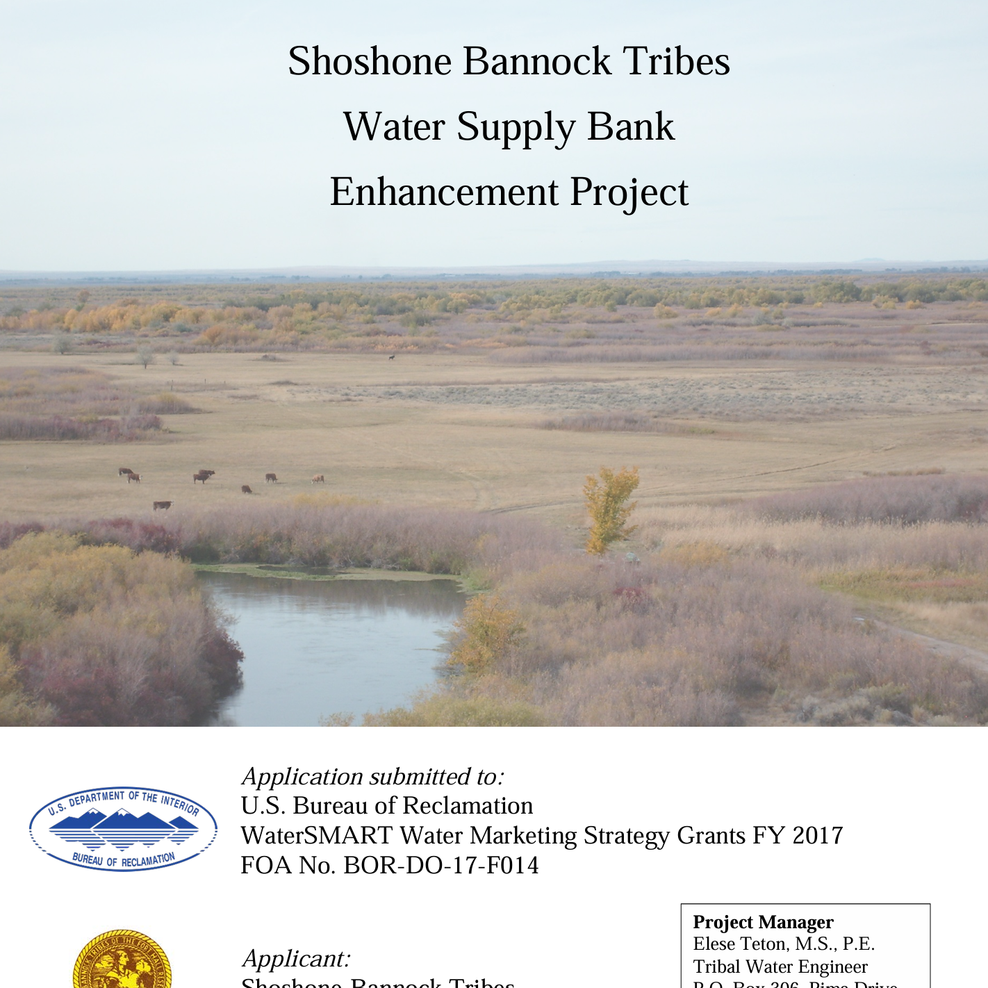 Shoshone-Bannock Tribes Water Supply Bank Enhancement Project